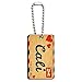 Air Mail Postcard Love for Cali Wood Wooden Rectangle Key Chain