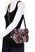 Forever 21 Floral Mini Messenger Bag Cross Body Brown Faux Leather Antique Brass Hardware Body Purse Multi Color One Size