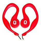 Ohio State SportClip Earphones with Wind Up Storage Case for MP3, CD, DVD Players, Red by Koss