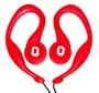 Ohio State SportClip Earphones with Wind Up Storage Case for MP3, CD, DVD Players, Red
