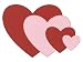 Lifestyle Crafts Cookie Cutter Die Set, Nesting Scalloped Hearts