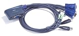 ATEN - ATEN Petite CS-62UZ - KVM-/Audio-/USB-Switch - 2 Anschlüsse
