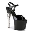 7 1/2 Inch Gun Heel High Platform Sexy Shoes Army Military Costume Black