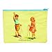 Blue Q Dick & Jane Zipper Pouch