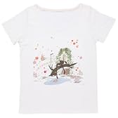 (アースミュージックアンドエコロジー)earth music&ecology  初音ミク コラボ MIKU×Chiho×earth レディスTシャツL/ST 52121C50000 101 Off white S