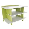 Kids' Gaming Stand - Green/ White (24x33")