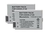 Maxsima - TWIN PACK (X2) High Output, 1350mAh! Battery Pack LP-E8, LPE8 for Canon EOS 550D, 600D, EOS Rebel T2i, T3i Kiss X4, X5