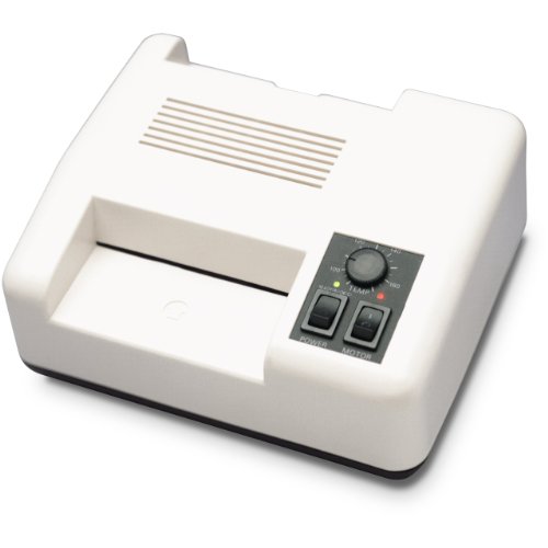 Photo-Max Heavy-Duty ID Laminator 35/15 Starter Kit, 3 mil/5 mil/7 mil/10 mil/15 mil Pouch Laminator, White/Black, Includes Free Laminate Pouches PP-104