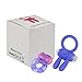 Vibrating Penis Ring,Shmily Vibrating Mini Silicone Rabbit Cock Ring Stimulator Adult Sex Toy for Couples