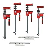 Bessey KRX2440 K Body REVO Fixed Jaw Parallel Clamp Kit Includes: 2-24-inch, 2-40-inch K Body Clamps and 2-KBX20 Extenders