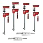Bessey KRX2440 K Body REVO Fixed Jaw Parallel Clamp Kit Includes: 2-24-inch, 2-40-inch K Body Clamps and 2-KBX20 Extenders