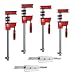 Bessey KRX2440 K Body REVO Fixed Jaw Parallel Clamp Kit Includes: 2-24-inch, 2-40-inch K Body Clamps and 2-KBX20 Extenders