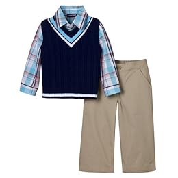 Product Image Infant/Toddler Boys' Cherokee? 3-pc. Vest Set - Khaki