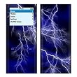 Apocalypse Blue Design Decal Skin Sticker for Apple iPod nano 2G (2nd Generation) 2GB/ 4GB/ 8GB Player