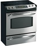 GE Profile 30 Slide-In Electric Range In Stainless Steel