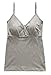 Nursing Tank Tops, Maternity Nursing Shirts Pajamas Sleep Bra for Breastfeeding (Medium: Fits for Weight 130-155 lb, Black+Grey (2Pcs))