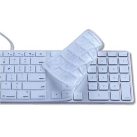 Rasfox KeyBoard Cover Skin for iMac/Mac Pro G5 Ultrathin - Color Clear