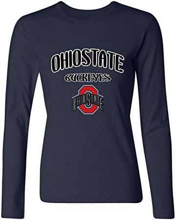FRUN Women's Ohio State Buckeyes OSB Football 2015 Team Long Sleeve T Shirts