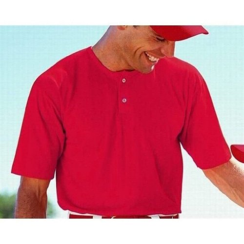 Augusta Adult Two-Button Baseball Jersey