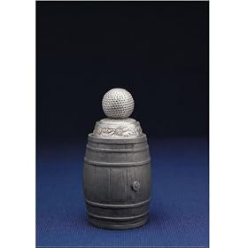 Golf Ball Golfing Themed English Pewter Bottle Stopper
