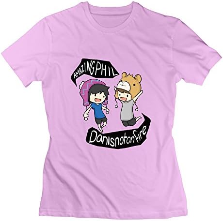 Womens Amazing Phil &amp; Dan Is Not On Fire Funny Tshirts