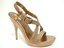 Wood Platform Michael Antonio Cable Women's Sexy Sandal Bronze