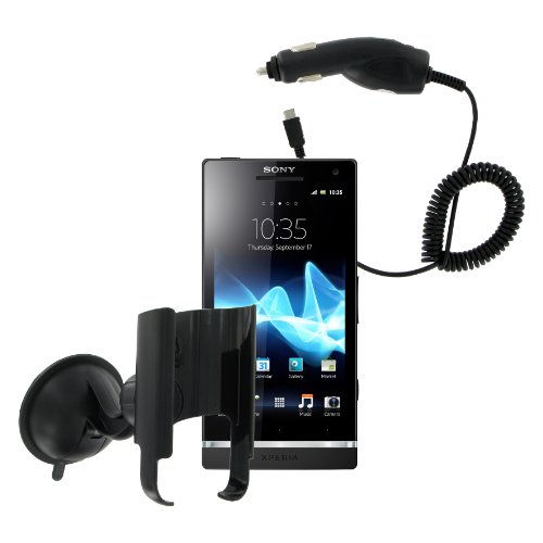 Kit In Car Navigationssystem mit Multifunktionshalterung und KFZ-Ladekabel f&uuml;r Sony Ericss Preisvergleich