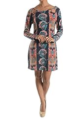 Acrylic/Nylon Sweater General Print  Dress