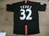 08-09 MANCHESTER UNITED AWAY JERSEY TEVEZ + FREE SHORT (SIZE XL)