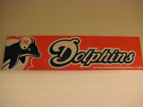 Miami Dolphins - NFL - BUMPER STICKER and DECAL