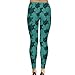 CowCow Womens Turquoise Pattern Turtles Leggings