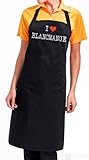 $ $ ^ Best buy cheap I Love Blancmange Apron, fantastic foodie gourmet gift with wrapping and gift message service available