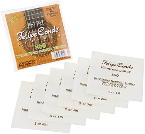 Felipe Conde Strings 860 Flamenco Nylon, Traditional Normal Tension