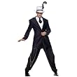 Leg Avenue 6pc. Zoot Suit w/pin striped jacket,pants,shirt,belt,chain,tie