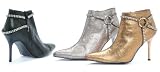 3.75 Rhinestone Belt Booties by Ellie