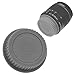 Fotodiox Designer (Gray) Lens Rear Cap Compatible with Canon EOS EF and EF-S Lenses