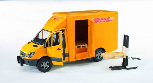 Childrens Toyshop  Toys : Mercedes Benz Sprinter DHL and Hand Pallet Truck