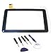 NIUTOP Front Touch Screen Digitizer Touch Panel Glass Replacement Repair Part for RCA Tablet 7 Inch Tablet Pc Model Rct6077w Rct6077w2 Rct6077w22 (TPT-070-179F) with Free Opening Fix DIY 7 Pc Tool Set
