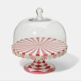 Department 56 Peppermint Dome Cake Plate