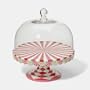 Department 56 Peppermint Dome Cake Plate