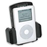 BLACK iPod FM Transmitter, Car Charger and Cradle For Apple iPod / Touch - PSL Station Lock to reduce drifting - w/ Additional USB port to charge cell phone / other bluetooth devices (Package Includes USB cable ) ( Will NOT charge Iphone 3G )