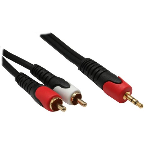 InLine Cinch/Klinke Kabel, 2x Cinch Stecker an 3,5mm Klinke Stecker, 7m Preisvergleich