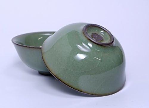 NANSHUI ® Longquan celadon plum green bowl cup . 1-Piece