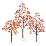 Department 56 Village Autumn Maple Trees, Set of 3
