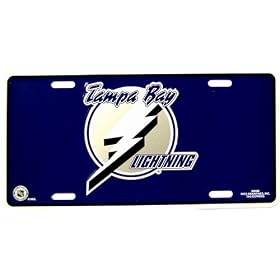 LP - 786 Tampa Bay Lightning License Plate - 9202M