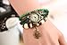 Domire Quartz Stylish Weave WRAP Around Leather Bracelet Lady Woman Wrist Watch