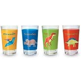 Crocodile Creek's Dinosaurs 4 Piece Children's Plastic Tumbler Set