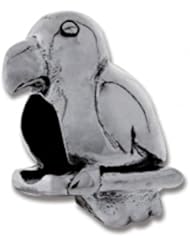 Biagi Sterling Silver Parrot Bird Bead Charm