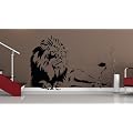 WANDTATTOO L�WE AFRIKA TIGER BAUM WANDAUFKLEBER WANDSTICKER WALLPRINT (Gr��e 59 x 90 cm) Nr.127