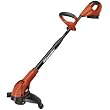 Black & Decker NST2018 Grass Hog 12-Inch 18-Volt Cordless Electric String Trimmer with 2 Batteries